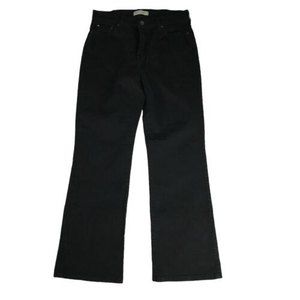 Levi's 512 Slimming Boot Cut Women Size 14 Black Denim Mid Rise Jeans Y2K Style